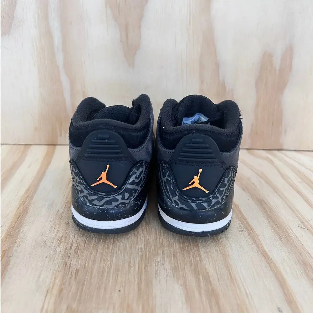 Nike - Air Jordan 3 Retro - Sneakers - Black - Kids Toddler - 7C - DM0968-080